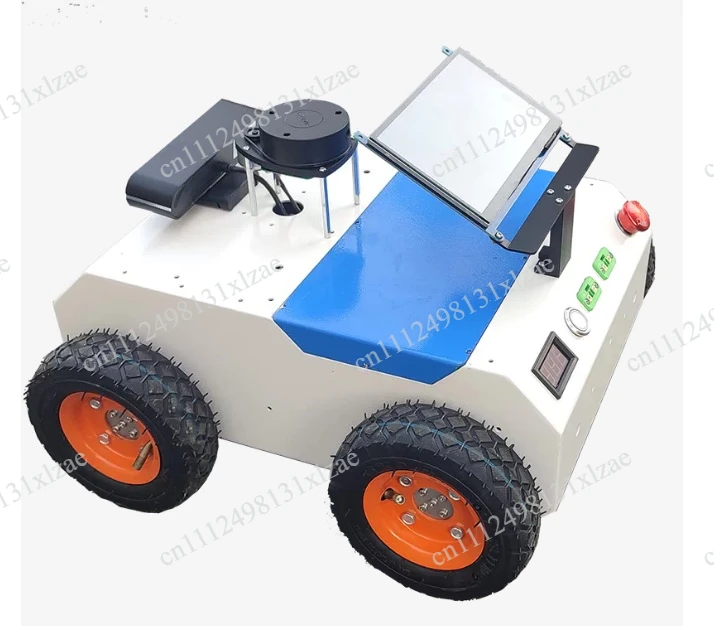 Four wheel drive chassis encoder motor metal chassis RC vehicle heavy-duty pneumatic tire