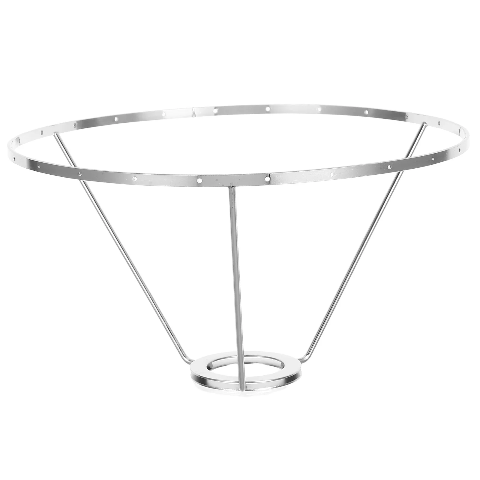 24pcs Frame With Shell Design Holes For Diy Pendant Lamp Table Light Chandelier Lighting Fixture Cage Kit Harp