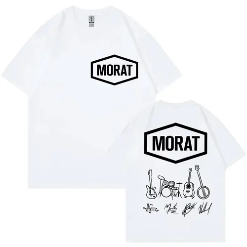 Imagen 2 del producto Camiseta Colombia Band Morat Tour 2025 Merch para hombres y mujeres, camisetas de moda de alta calidad, camisetas informales holgadas de manga corta de verano