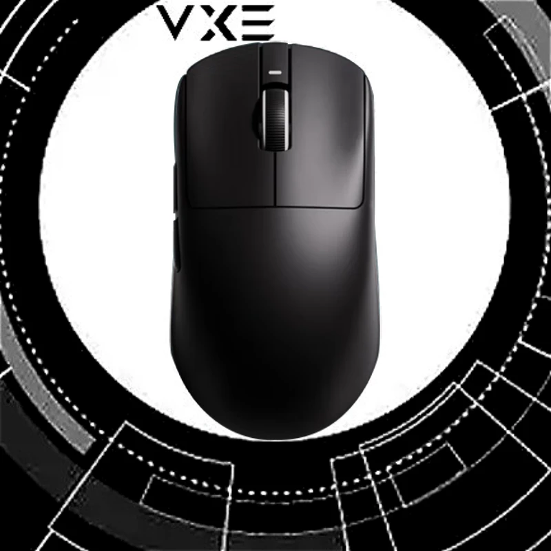 

Легкая игровая мышь VXE R1 PRO/PRO MAX, двойной режим, 2,4G/проводная, с низкой задержкой PAW3395, 4K, частота запуска, BT, игровая, E-Sport/офис