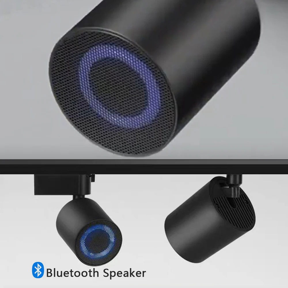 モダンなマグネティックトラックbluetoothスピーカー-ワイヤレスステレオ-20シリーズ-マグネティックトラック-高電圧2線式-埋め込み式天井スタイル
