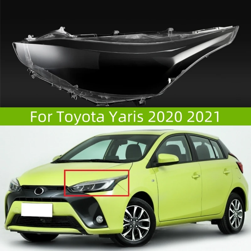 

Для Toyota Yaris 2020 2021, запасные части для салона автомобиля, фары, стекло лампы, замена оригинального абажура