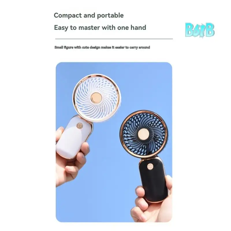 

USB Mini Handheld Fan Small Personal Fan Makeup Eyelash Fan For Hiking Traveling Home Office-B61B