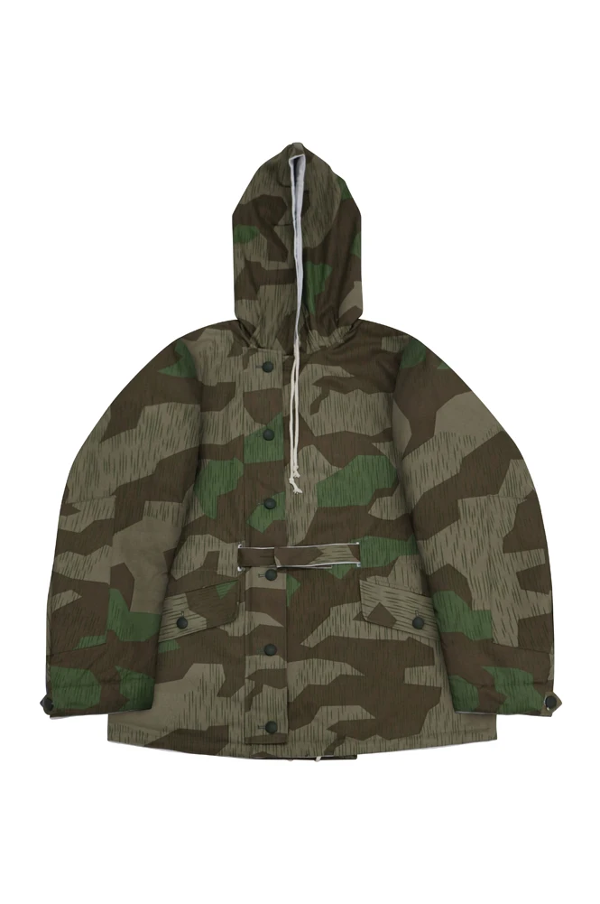 GUCP-002 WWII German Reversible Winter Parka in Splinter 31 Fall Camo