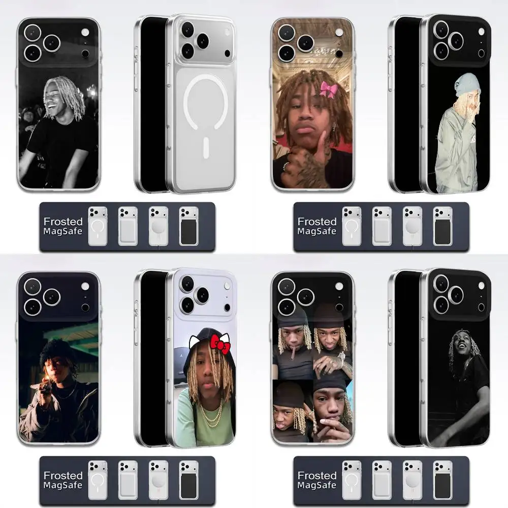 

Singer Rapper R-Rich Amiri Phone Case For iPhone 17,16,15,14,13,12,11,Pro,Max,Plus,E,Air,Mini Magsafe Transparent