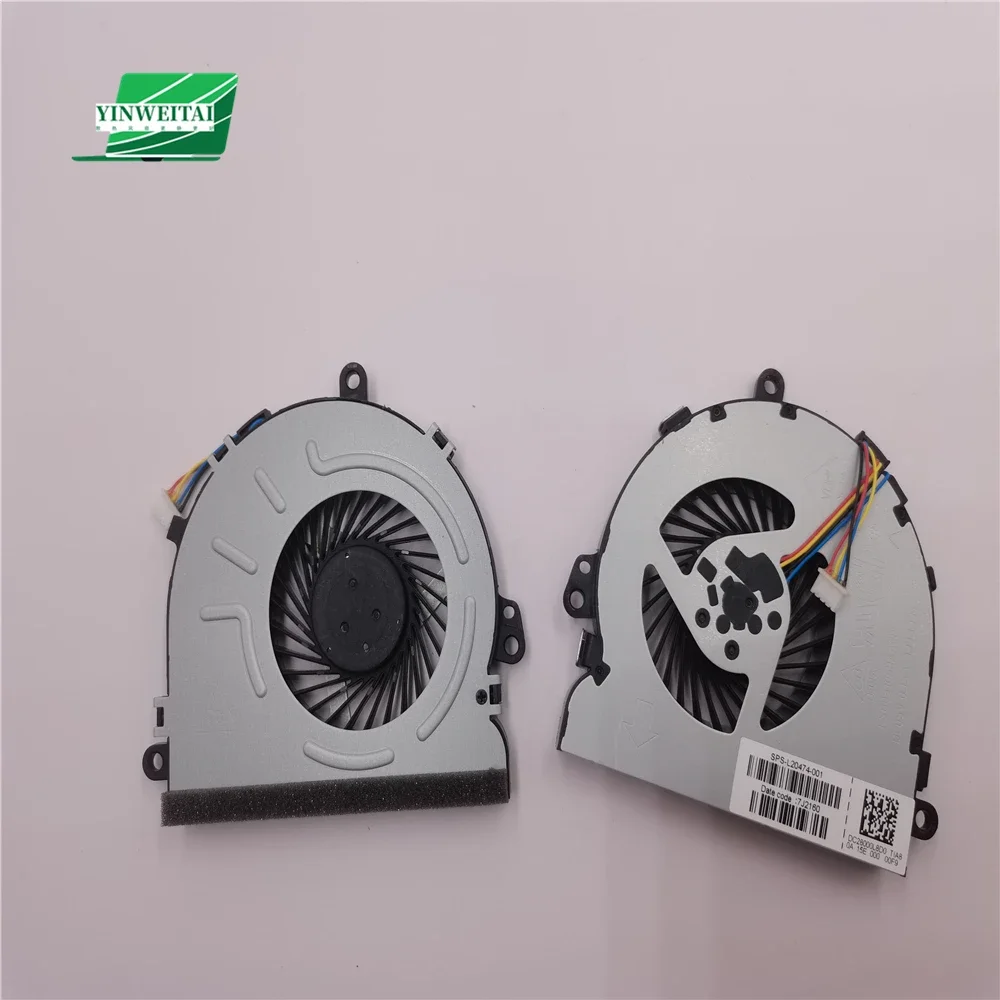 Fan for HP 15-DA 15-DB 15-DR 15Q-DX 15T-DS TPN-C129 TPN-C130 L20474-001 DFS470805CLOT 15-da0014TX KSB05105HADZ6 L20473-001