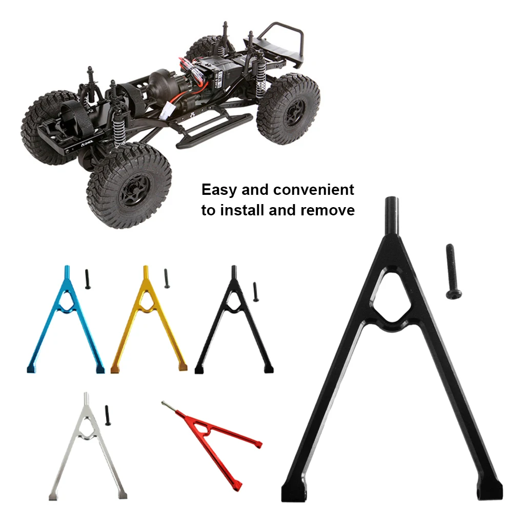 Stop aluminium przedni trygon wspornik Y Links drzewo AX80043 SCX0008 AX90037 do samochodu gąsienicowego 1/10 osiowy SCX10 Wrangler części zamienne