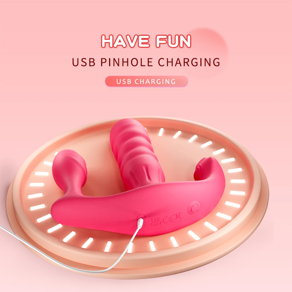 3 in 1 Panties Vibrators Wearable Female Sex Toys Wireless Remote Vibrator for Women G Spot Clitoris Stimulator Anal Massager view 5