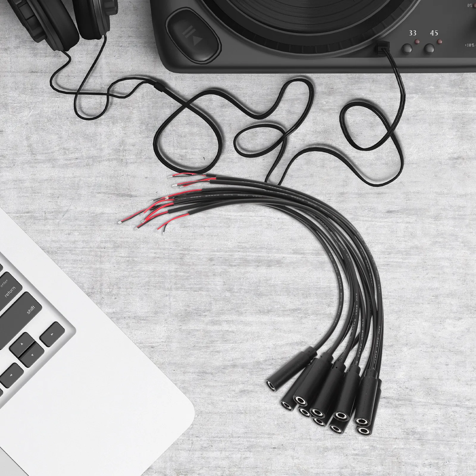 10Pcs 3.5Mm Audio C…