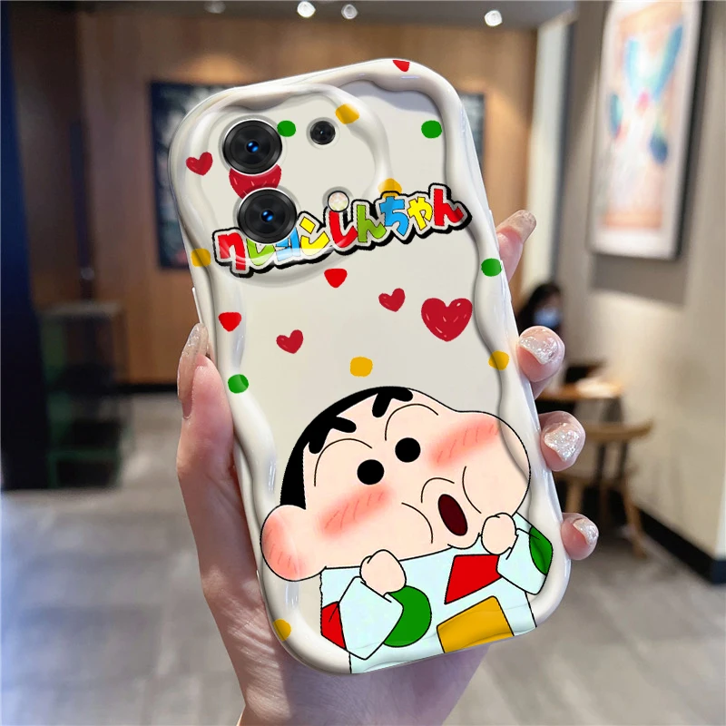 Cartoon C-Crayones S-Shins-chanes For Xiaomi Redmi Note 13 12 12S 11S 11 10 9 8 10A 9C 9T Pro Plus 5G Wave Oil Soft Phone Case