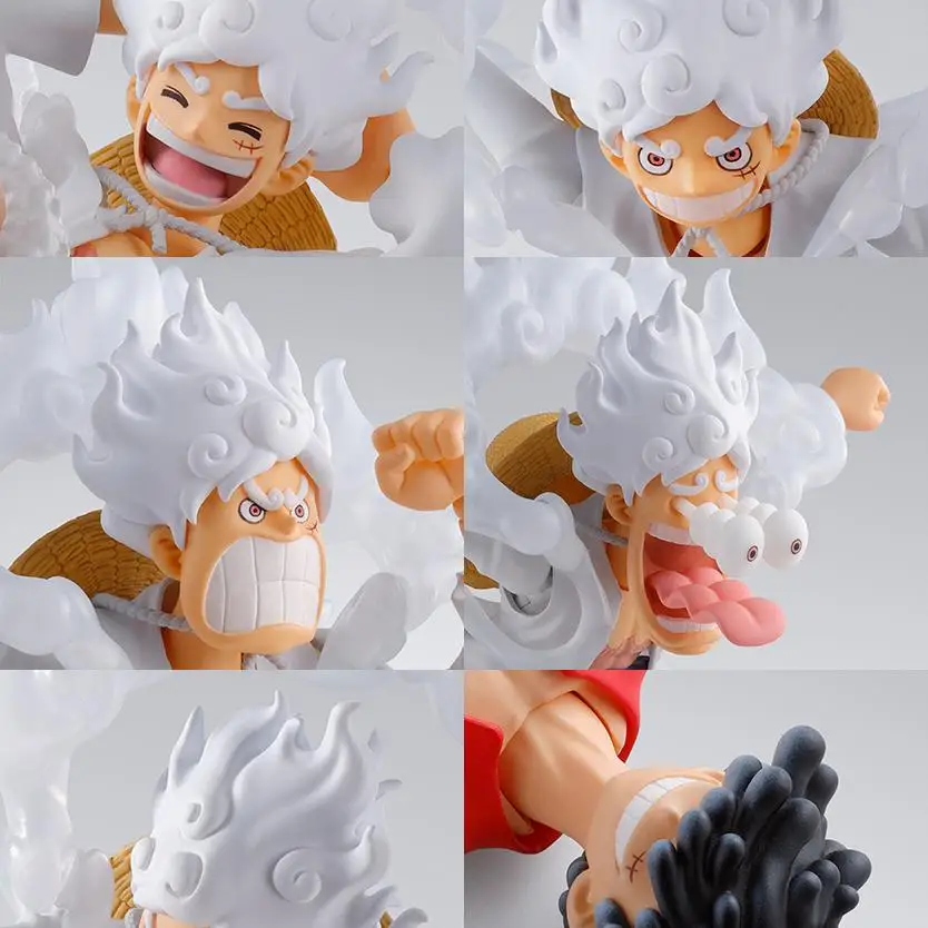 One Piece Anime Figure Peripheral Shf Five Level Road Flying Sun God Nica Form, Mobile Handpiece, Desktop Dec Collection Toy Gifts