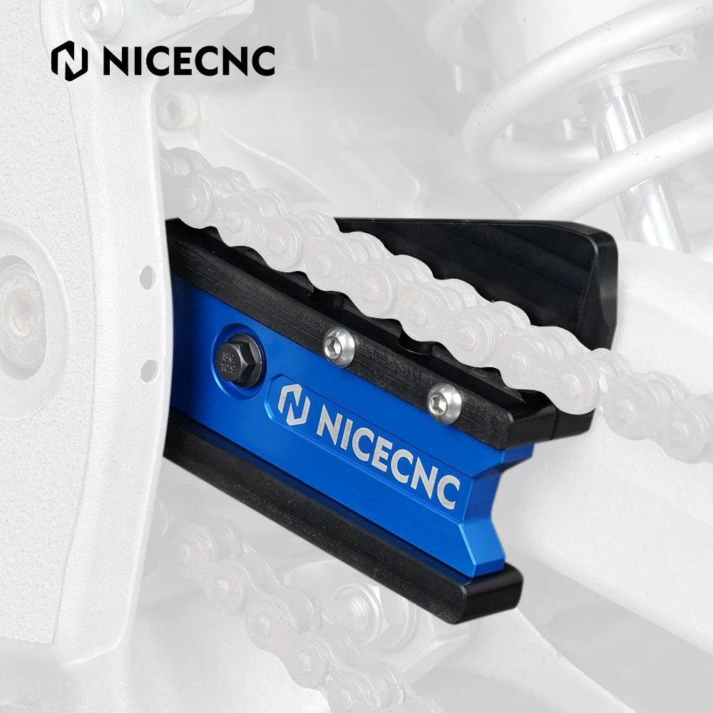 NICECNC ATV YFZ 450R Swingarm Swing Arm Chain Guide Slider Seal Guard for YAMAHA YFZ450R 2009-2023 Billet Aluminum CNC Machined