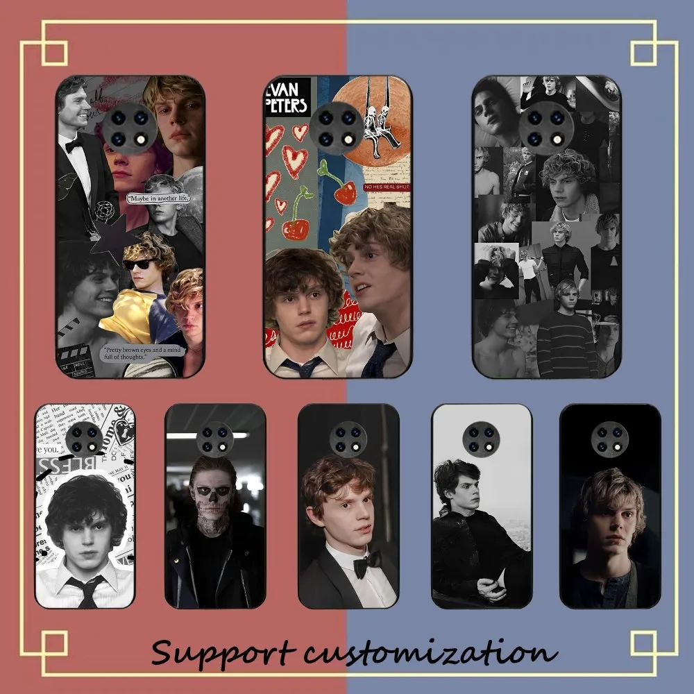 E-Evan Peters Phone Case For Redmi Note 4 X 5 A 6 7 8 T 9 9S 10 11 11S 11Epro Poco M3 pro