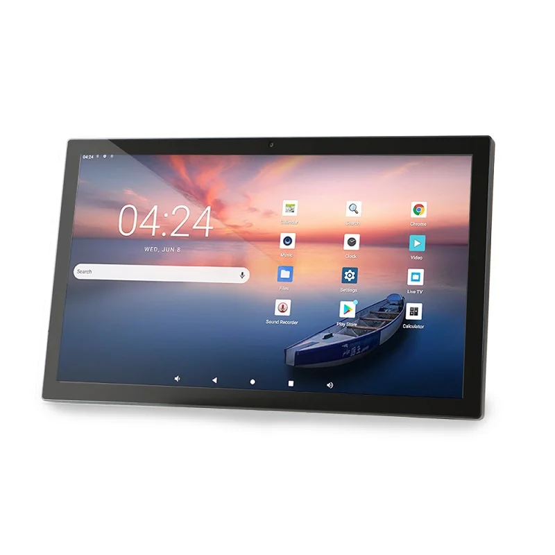 Wall Mounted 14 Inch Narrow Bezel Android Commercial All-in-one Touchscreen Advertising Display