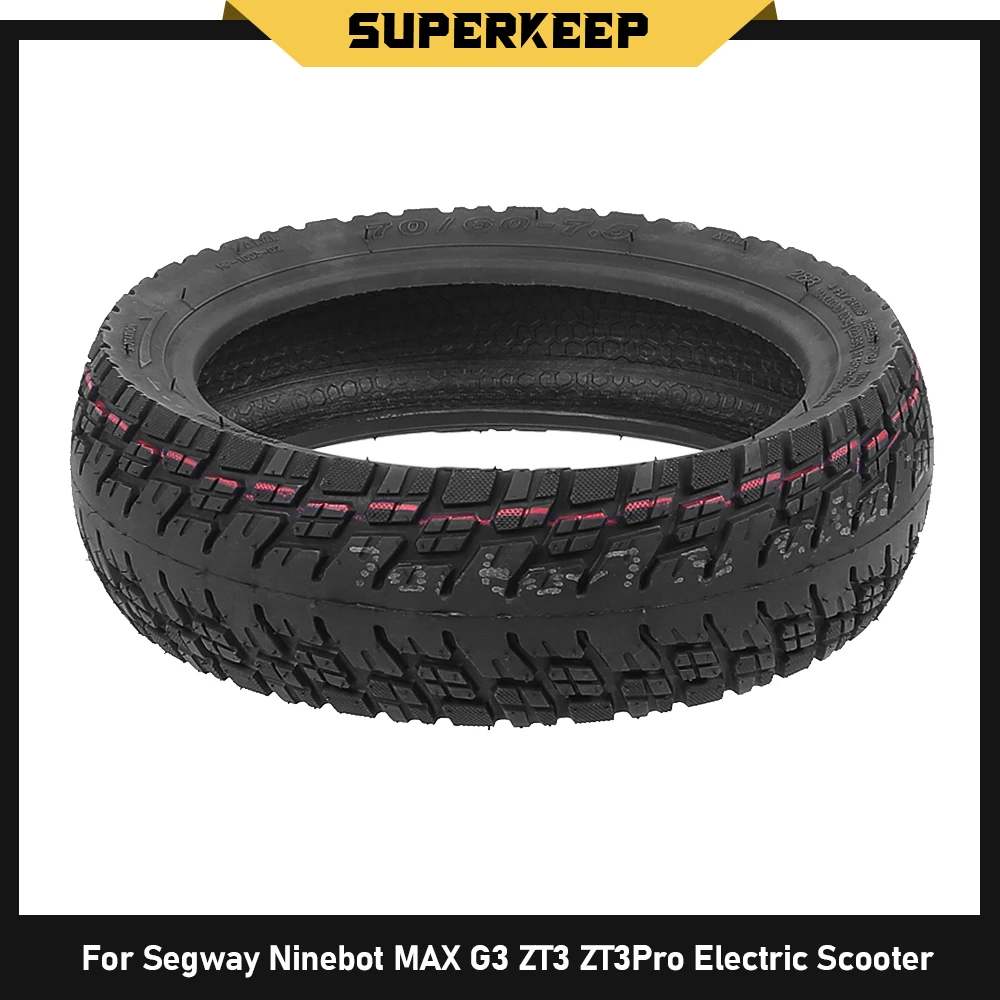 

Бескамерная шина 70/60-7.5 для Segway Ninebot MAX G3 ZT3 ZT3Pro Kicscooter, резиновая 11-дюймовая шина, взрывозащищенная, аксессуар для колес