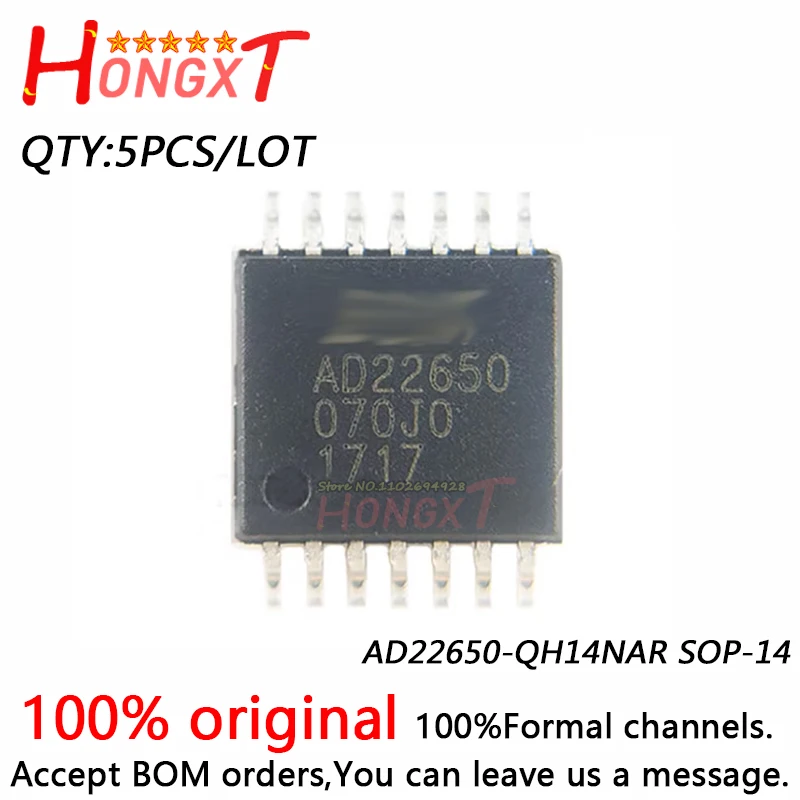 5PCS 100% NEW  AD22650-QH14NAR SOP-14.Chipset