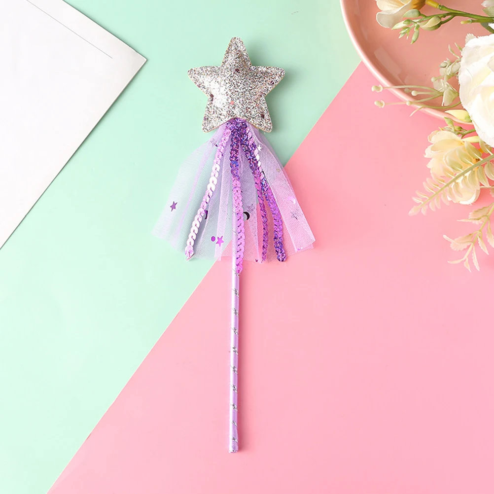 

2pcs Star Fairy Fairy Cosplay Props Wand For Girls Kids Party Favors Angel Wand Cosplay Props Stage Performance Decoration