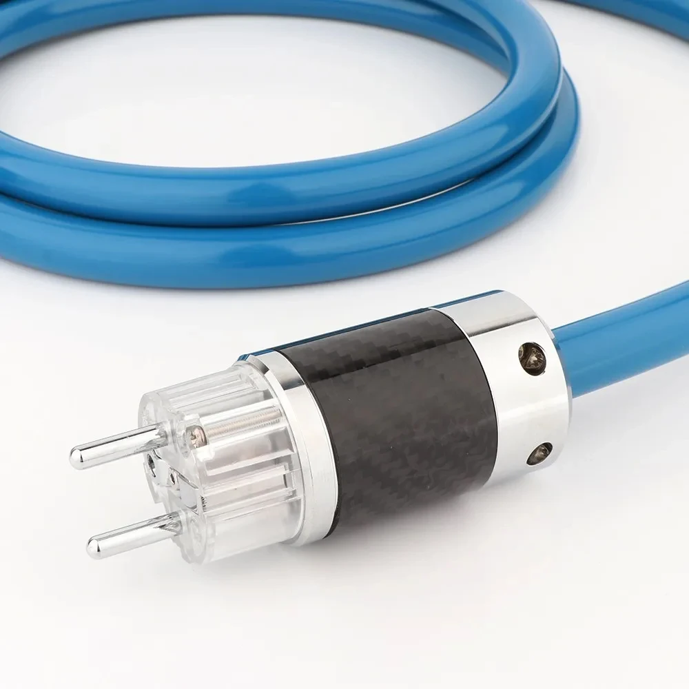 HiFi SPO-12MF Silver Plated US Mains สายไฟ HIFI SChuko สายไฟสาย HIFI สําหรับหลอด CD Amplifer