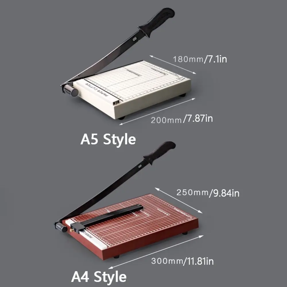 Robuster A4-Papierschneider, Metallbasis, 15-seitiges Fassungsvermögen, Papierkartenschneider, professionelle, präzise Schnitte, Fotoschneidemaschine für zu Hause