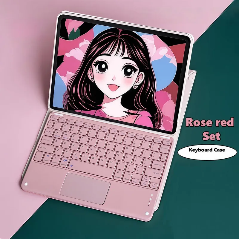 

Case with Keyboard for Lenovo Xiaoxin Pad Pro GT 11.1" 2025 TB710FU Wireless Touchpad Keyboard Cover Wireless Bluetooth Keyboard