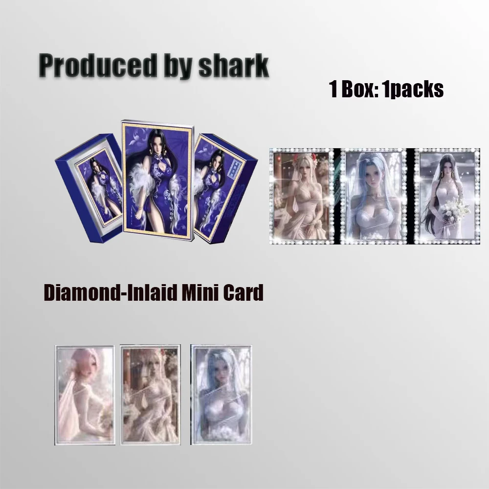 

One Piece Card Luffy Sanji Zoro Nami Metal Diamond Anime Character Collection Game Card Kids Toys Halloween Christmas Gift