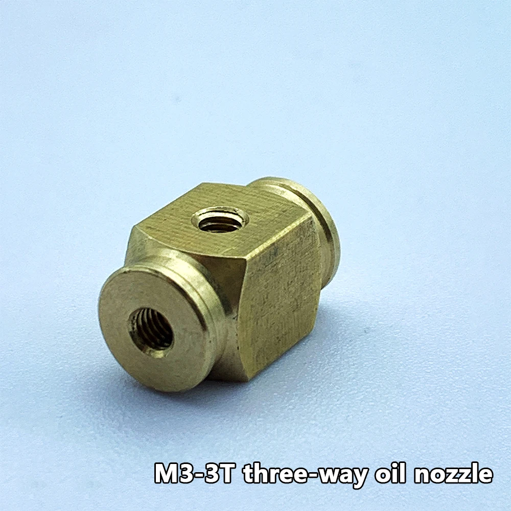 CUT three-way hydraulic nozzle connector M3-3T/M5-3T uses 3mm pipe