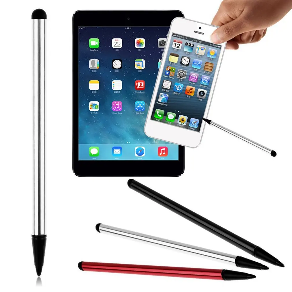 Capacitivo Touch Screen Stylus Lápis, Multifunções Touch Screen Pen, Stylus do telefone móvel para iPhone, Samsung, iPad, Tablet, 1Pc