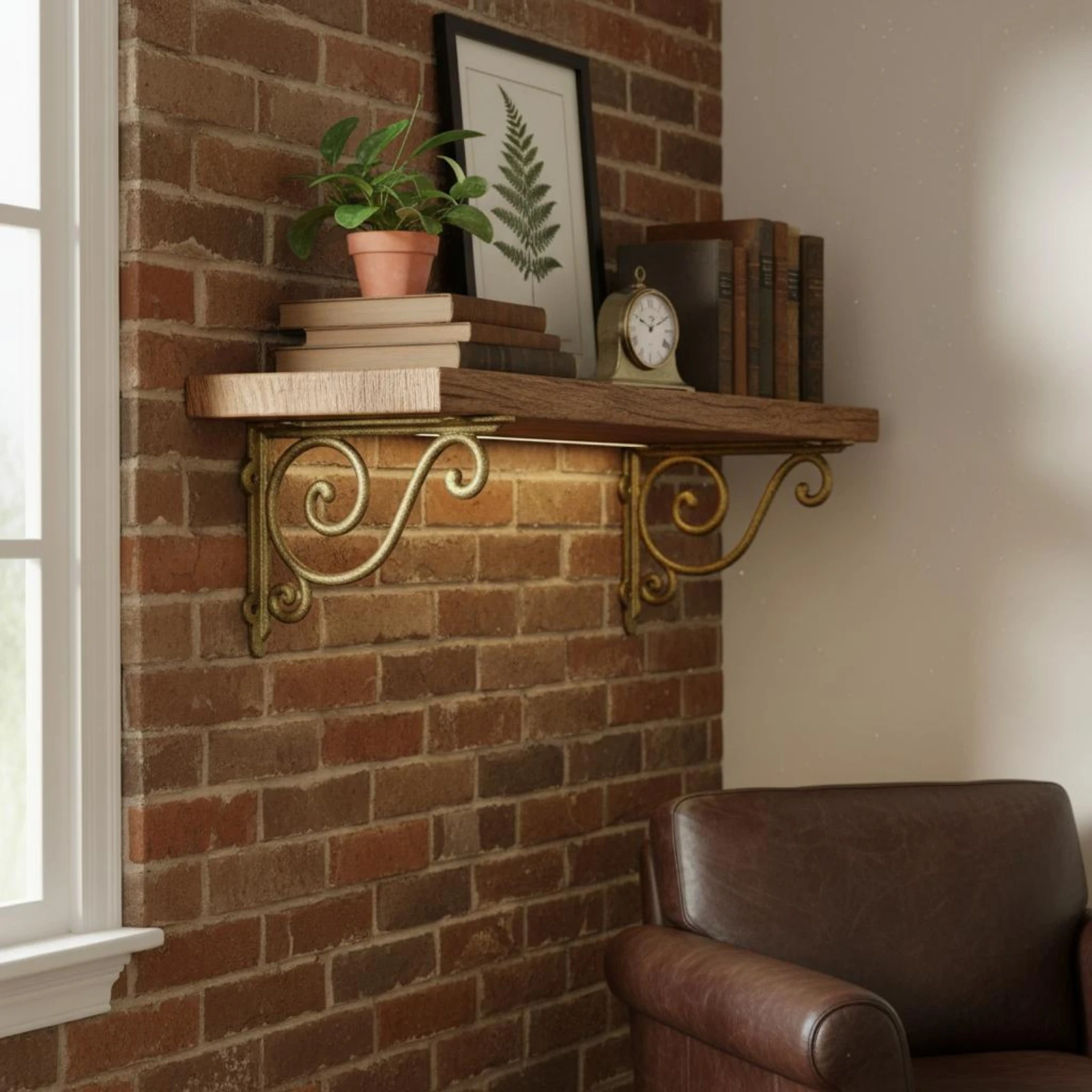 Cast Iron Shelf Bracket Textured Ornate Cast Iron Corbel Wall Shelf Support Rustic Home Hardware Heavy Duty