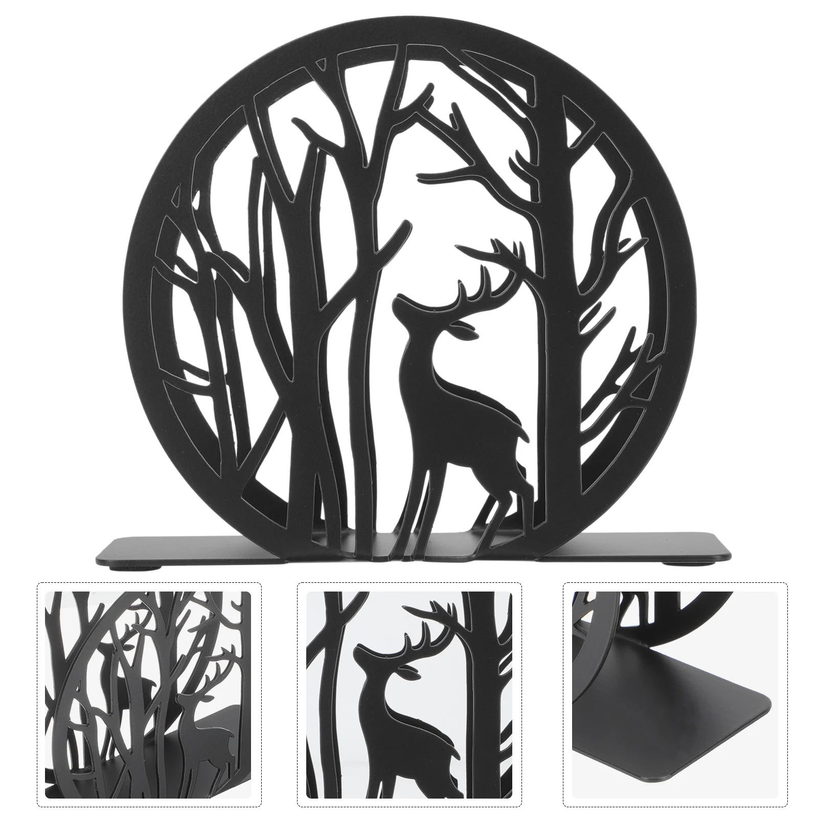 

Animal Napkin Holder Decor Modern Guest Flat Christmas Table Wrought Iron Holders Stand Ornament