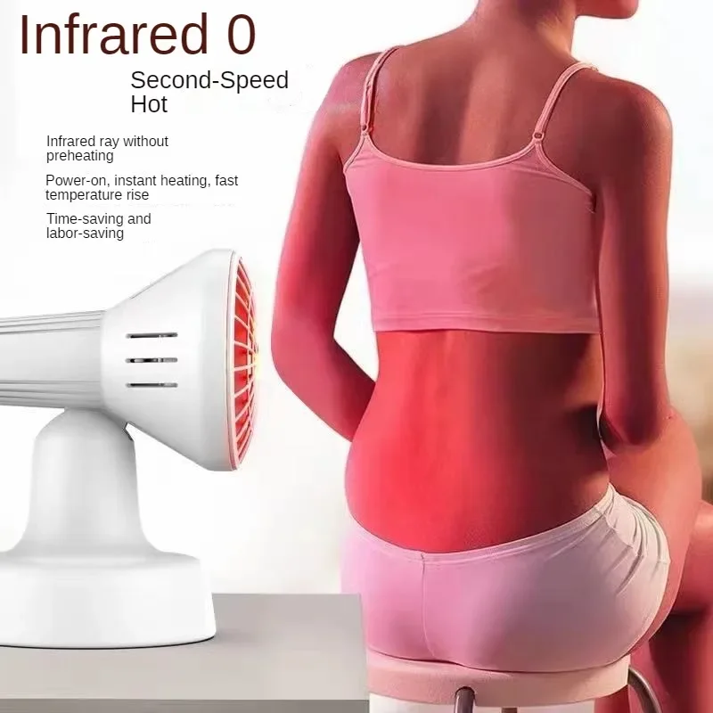 lampada de aquecimento infravermelho para cuidados de beleza lampada morna cuidados com a pele luz vermelha cozimento eletrico bulbo do termostato fisioterapia 110220v 01