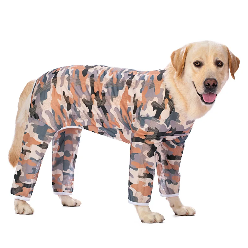 Big Dog Clothing   Labrador Medium and Large Dog Spring and Summer Clothing Dog Sun Protection Clothing Anti-Fat Four-Legged