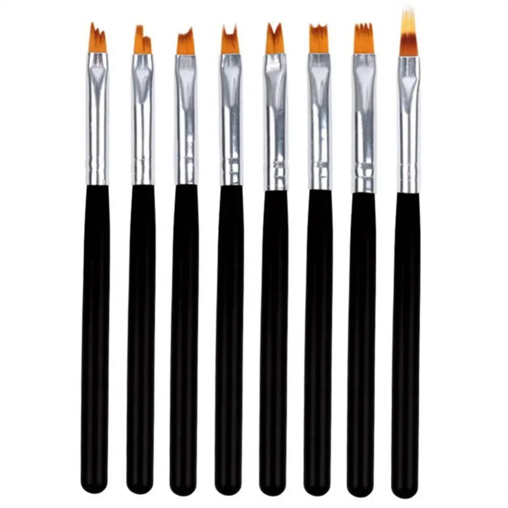 1/3/5SETS Acrylic Drawing Brushes Professional Efficient Uv Gel Drawing Brushes Nail Art Brushes Salon Trendy Uv Gel