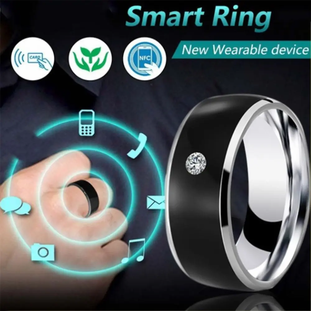 NEW Technology Android Phone Equipment Intelligent Wearable Connect NFC Finger Ring Smart