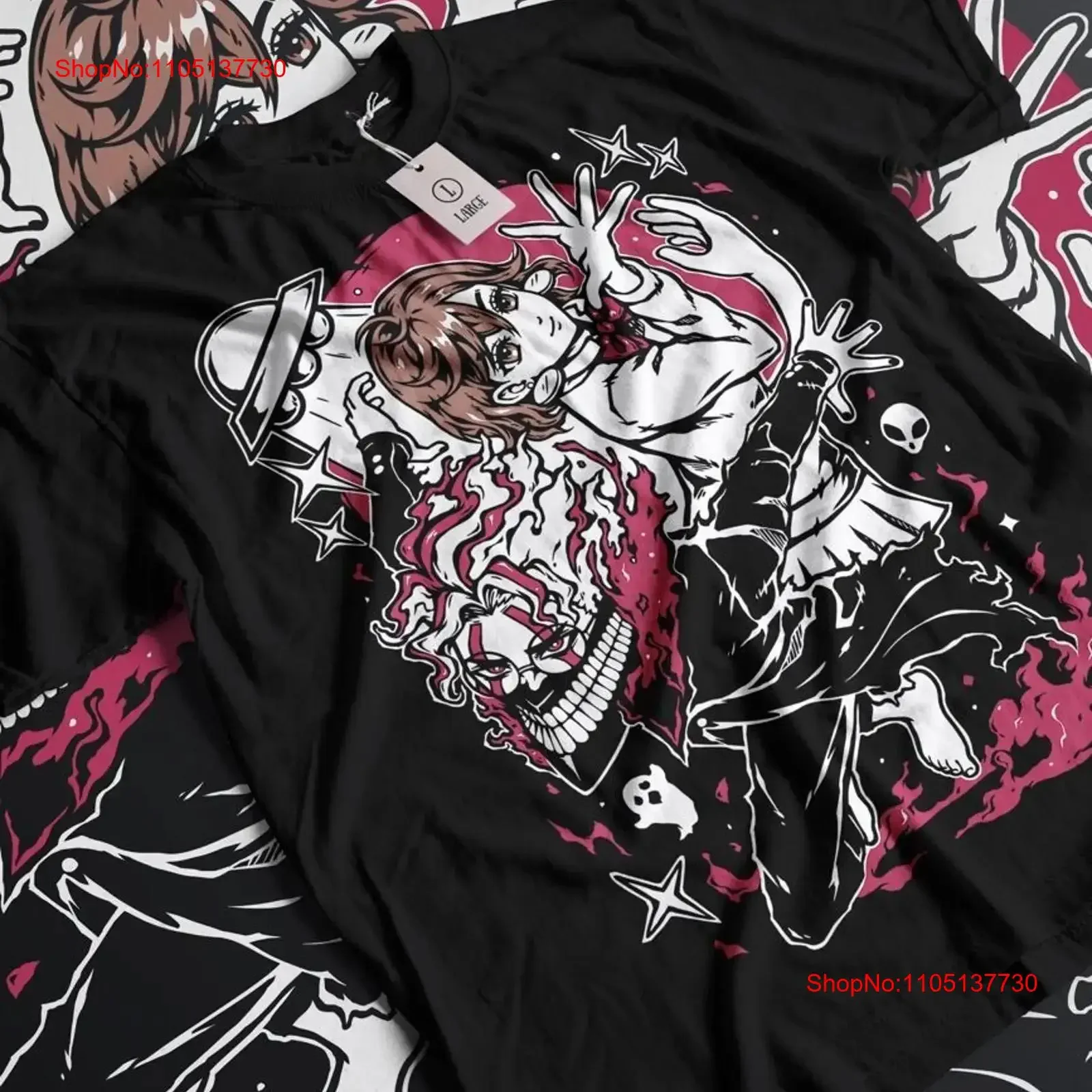 

Футболка Dandadan okarun momo, косплей, аниме, эксклюзивная, все размеры, винтажная, слегка, универсальная, стильная, повседневная, удобная