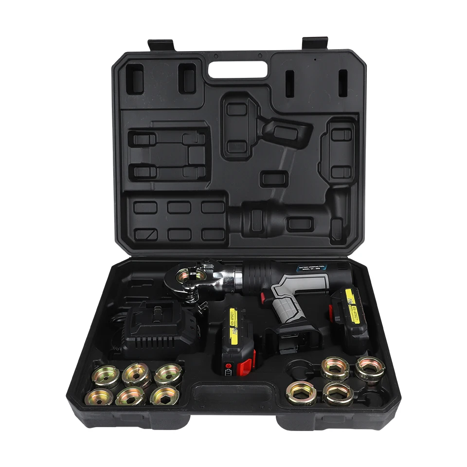 EK-300B Battery-Powered Hydraulic Crimping Tool (16-300mm²) - Cordless Cable Lug Crimper - view 6