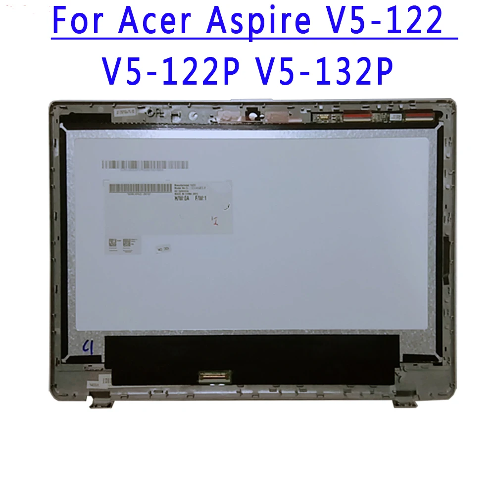 Laptop LCD Screen Display Touch Digitiser Panel Assembly B116XAN03.2 For Acer Aspire V5-122 V5-122P V5-132P 11.6''1366*768 LCD