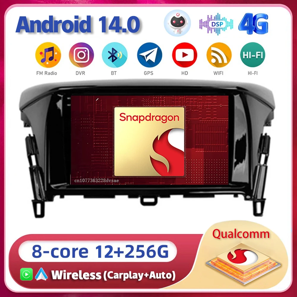 

Android 14 Carplay Auto For Mitsubishi Eclipse Cross 2017 2018 2019-2022 Car Radio GPS Multimedia Player Stereo Head Unit 2din