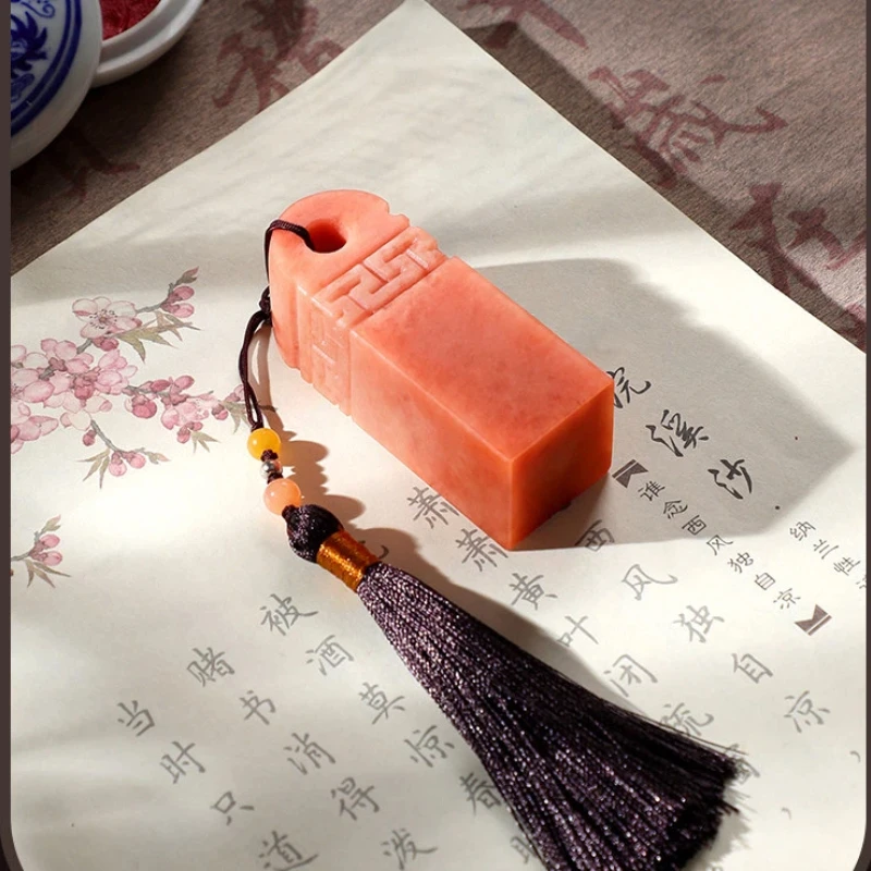 Shoushan Stone Custom Name Seals Calligraphy Painting Signature Stamps Vintage Handmade Collectible Private Stamp Sellos Gift