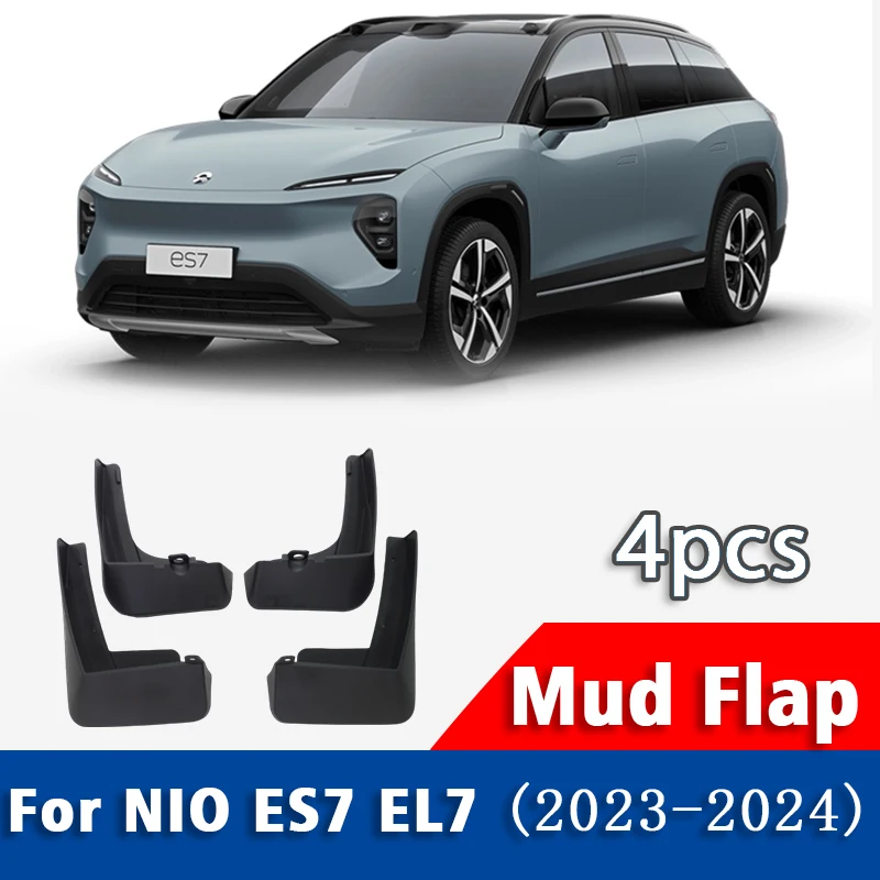 

Front Rear 4pcs FOR NIO ES7 EL7 2023 2024 Mud Flaps Guard Splash Mudguard Fender Mudflaps Car Accessories