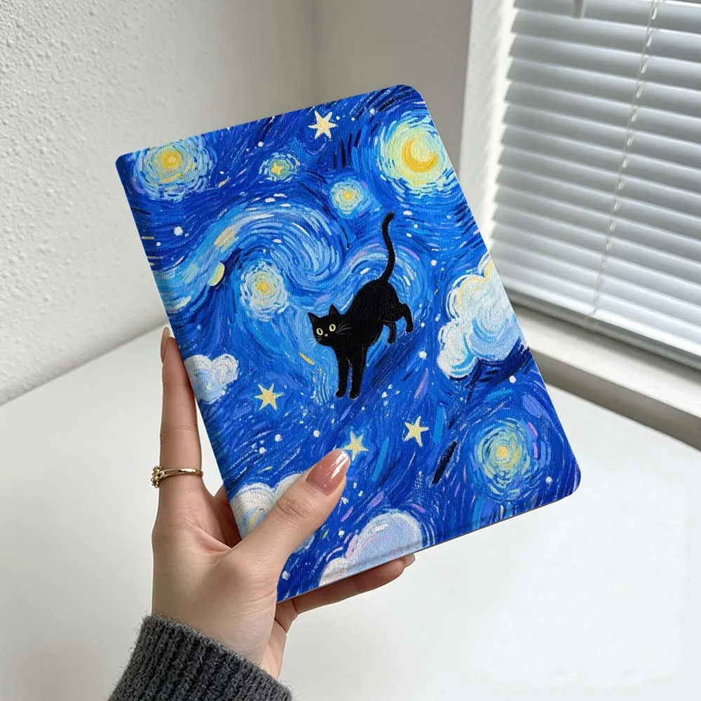 Minimalist Van Gogh Cat For Lenovo Xiaoxin Lenovo Tab Pad Pro Plus K11 P12 M10 Legion Y900 Soft Inch Tablet Case Cover - view 6