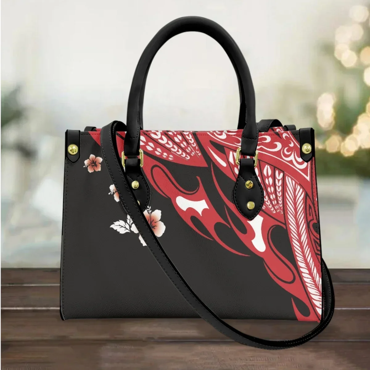 

Women Fashion Tote Bag Polynesian Samoa Tattoo Print Casual Handbags Female Shopping Bag New Travel Party Clutch Bolsos Mujer