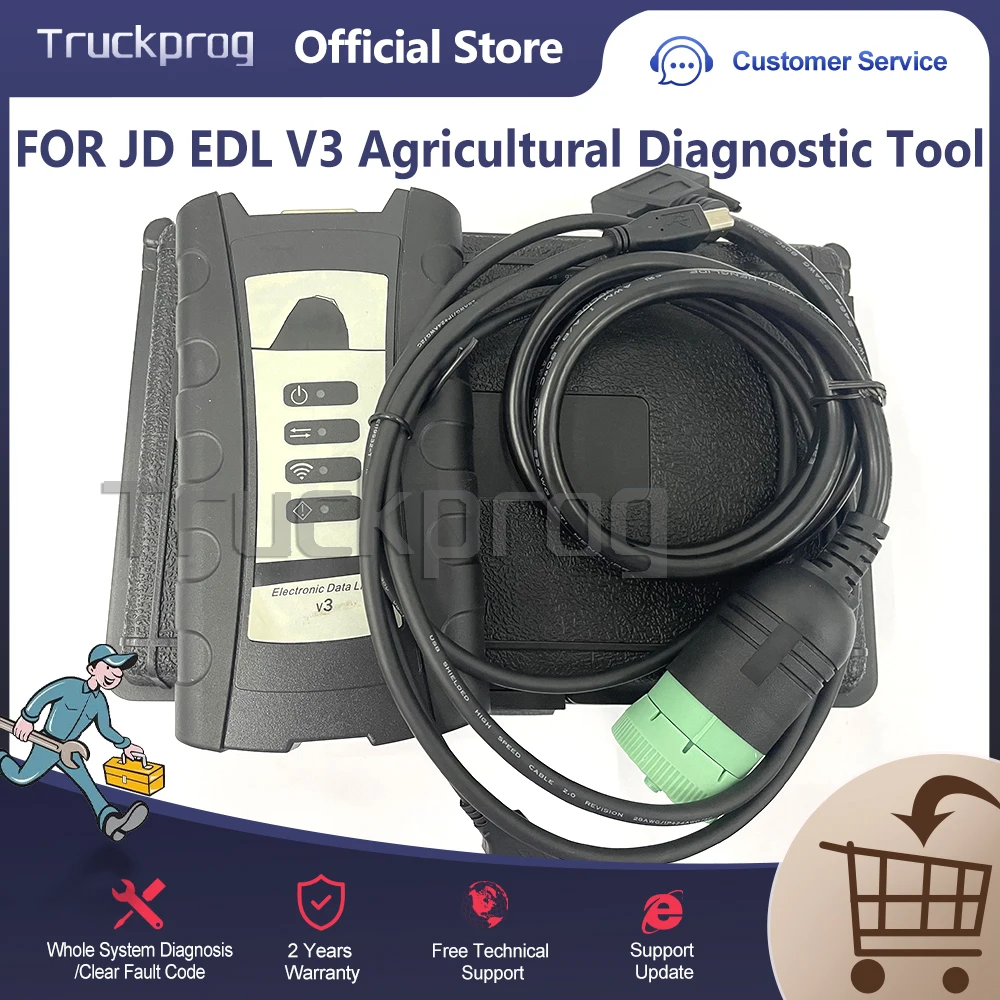 V5.3 AG CF EDL Electronic Data Link V3 Service V3 for Advisor agricultural construction equipment loader Diagnostic tool