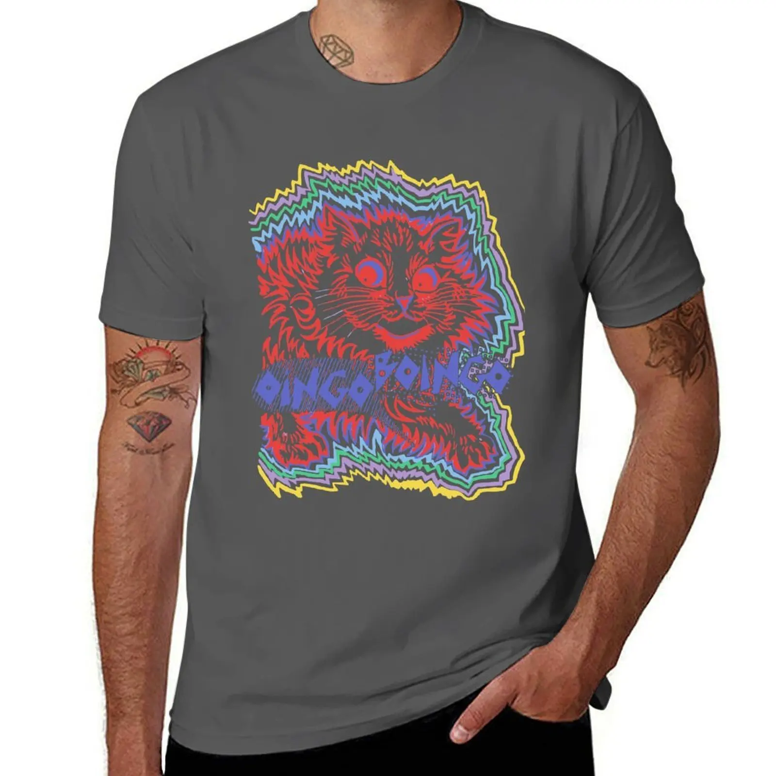 

Oingo Gifts Boingo For Music Gift Day Fans T-Shirt Basic Simple Casual Short Sleeve Tee