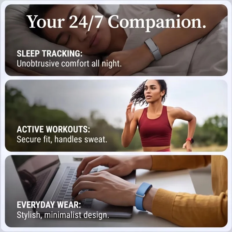 Solid Color Soft Watch Strap for Google Fitbit Air Adjustable Fitness Silicone Wristband Waterproof Sport Wrist Strap Watch Band view 4