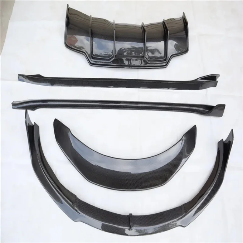 

V Style Carbon Fiber Body Kit Front Lip Rear Diffuser Side Skirts Spoiler Mod 3