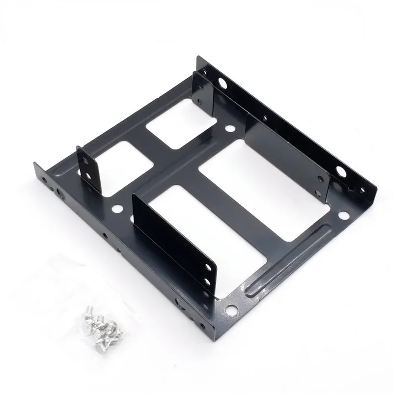 2.5 To 3.5 Hard Disk Bracket Hard Drive Dual Desktop SSD Mounting Bracket Internal Adapter