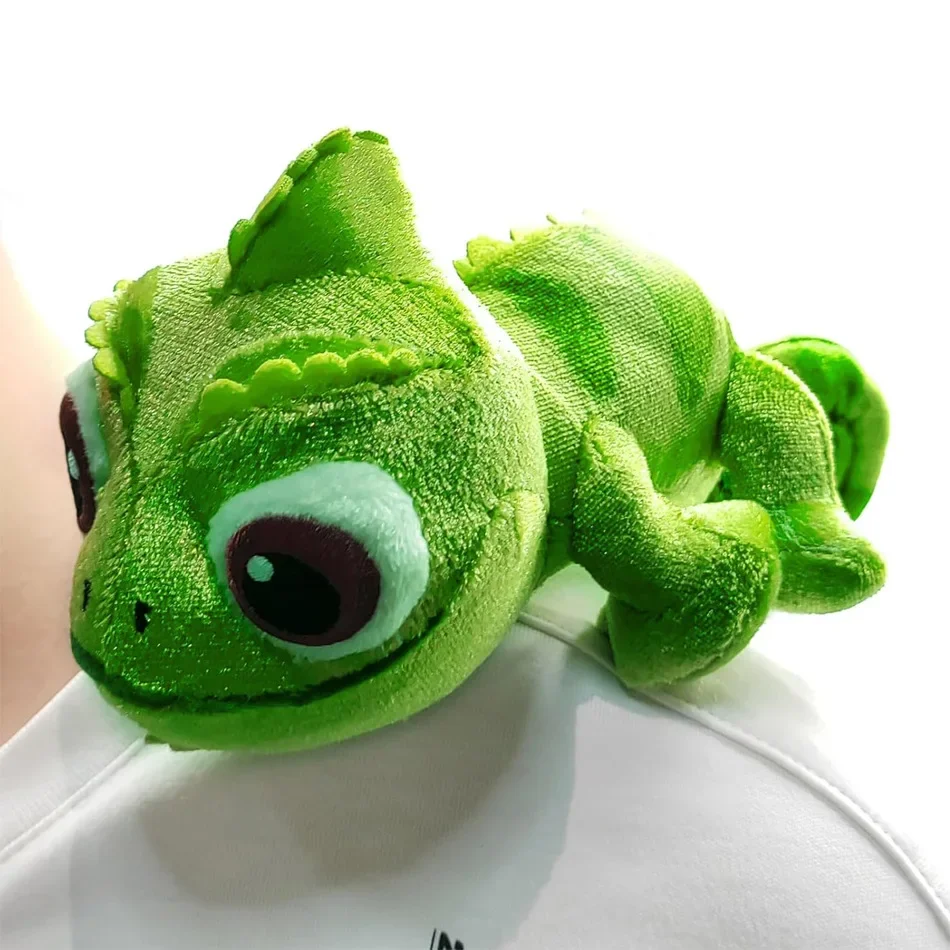 17Cm Pascal Rapunzel Kameleon Liggen Schouder Plushie Speelgoed Gevulde Pop Knuffels Kawaii Pascal Decor Jongens Meisjes Verjaardagscadeautjes