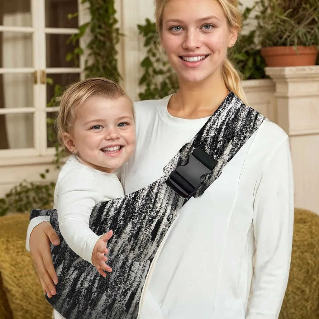 Portable Baby Carrier, Wrap Around Baby Accessory, Adjustable Shoulder Back Child Carrier, Multifunctional Shoulder Strap, Baby view 3