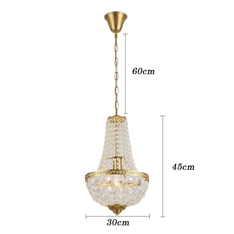 Vintage kristallen kroonluchter industriële stijl glans hanglamp eetkamer woonkamer slaapkamer decoratie hanglamp geen lamp