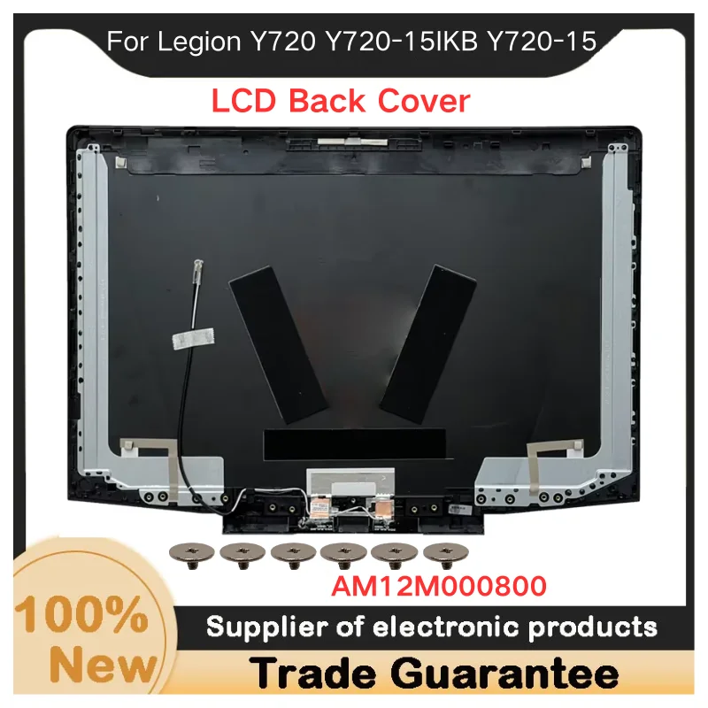 Nuevo para Kailxuling Legion Y720 Y720-15IKB Y720-15, cubierta trasera LCD, cable WiFi ASSY A Shell AM12M000800